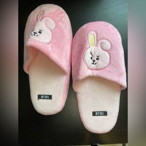 BT21 Cooky Pink Slippers JungKook BTS